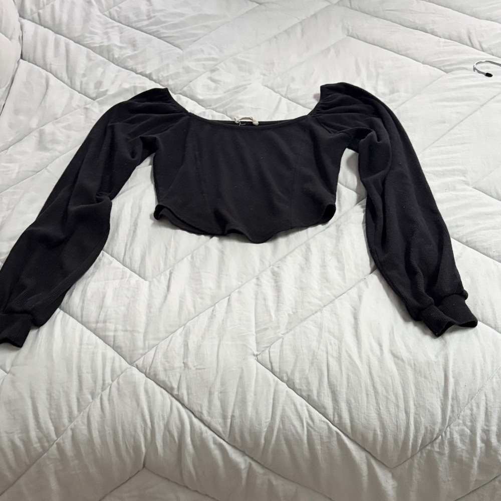 Altar'd State Black Crop Top